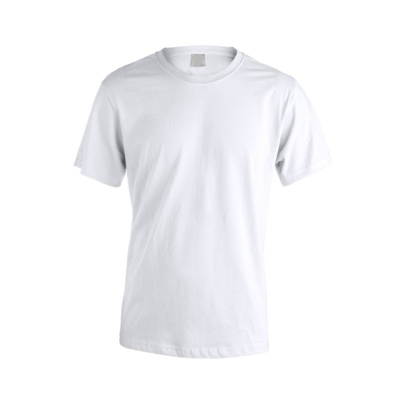 Camiseta blanca UNISEX de algodón sin personalizar.