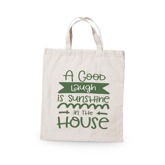Tote Bag de algodón crudo de asa corta Tote Bag de algodón crudo de asa corta