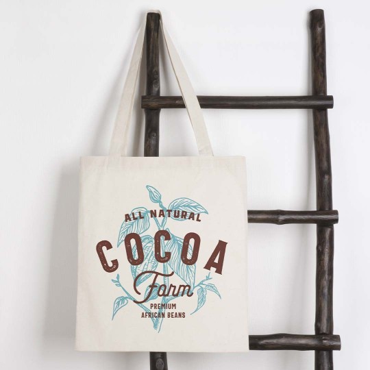 Tote Bag de algodón crudo de 180 grms