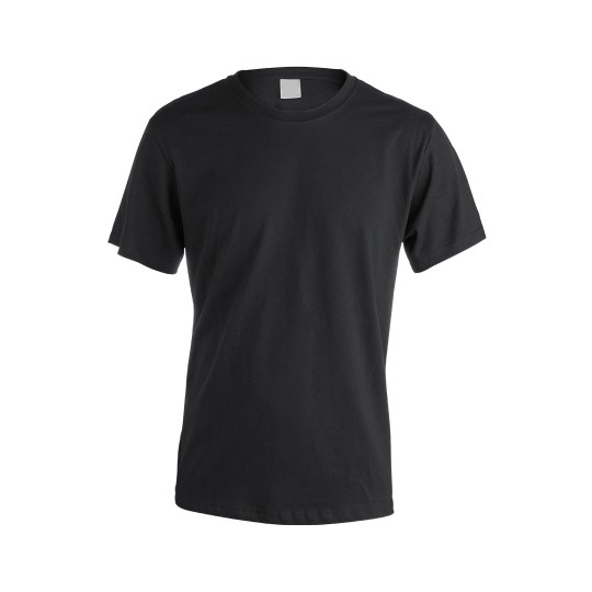 Camisetas ESTANDAR, negras, UNISEX de algodón, personalizadas.