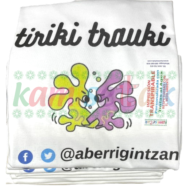 BLANCAS. CUADRILLAS DE FIESTAS: EJEMPLOS  de camisetas personalizadas BLANCAS.