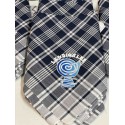 Pañuelo de cuadros azul, personalizable. Pañuelo de cuadros azul, personalizable.