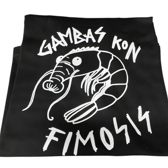 Camisetas negras Gambas con Fimosis Camisetas negras Gambas con Fimosis