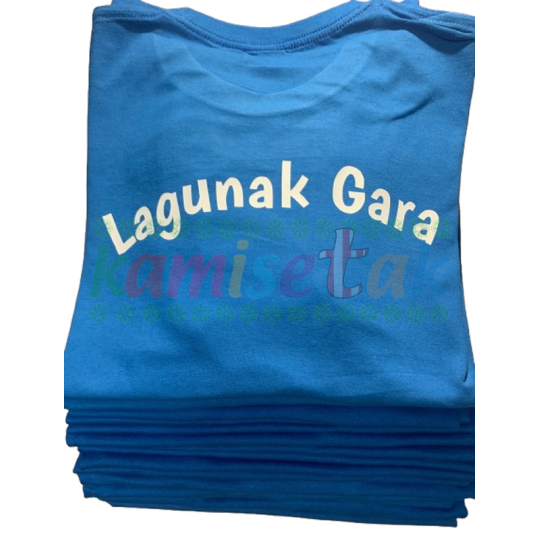 Camisetas azules de fiestas Lagunak Gara Camisetas azules de fiestas Lagunak Gara