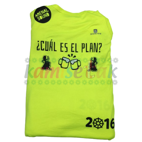 Camisetas técnicas amarillas de fiestas ¿Cuál es el plan? Camisetas técnicas amarillas de fiestas ¿Cuál es el plan?