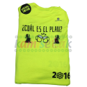 Camisetas técnicas amarillas de fiestas ¿Cuál es el plan? Camisetas técnicas amarillas de fiestas ¿Cuál es el plan?