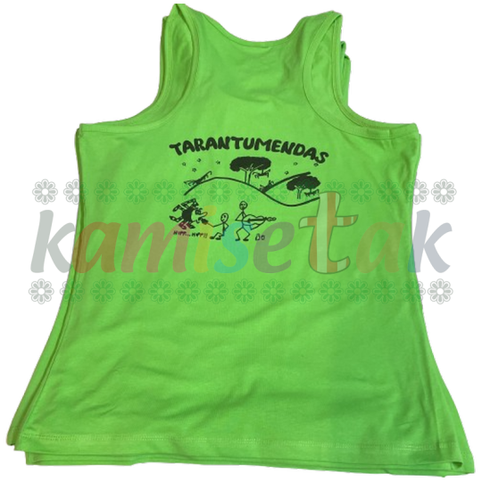 Camisetas verdes de tirantes de fiestas Tarantumendas Camisetas verdes de tirantes de fiestas Tarantumendas