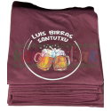 Camisetas burdeos de fiestas Luis Birras de Santutxu Camisetas burdeos de fiestas Luis Birras de Santutxu