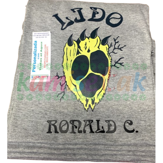 Camisetas grises de fiestas Lido Ronald C. Camisetas grises de fiestas Lido Ronald C.