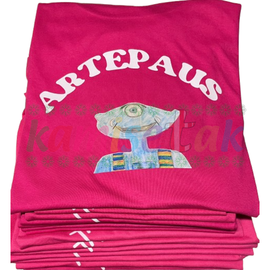 Camisetas magenta de fiestas Artepaus Camisetas magenta de fiestas Artepaus