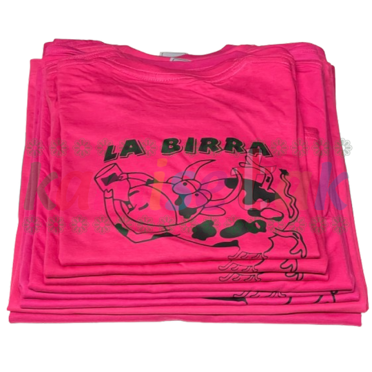 Camisetas magenta de fiestas La Birra Camisetas magenta de fiestas La Birra