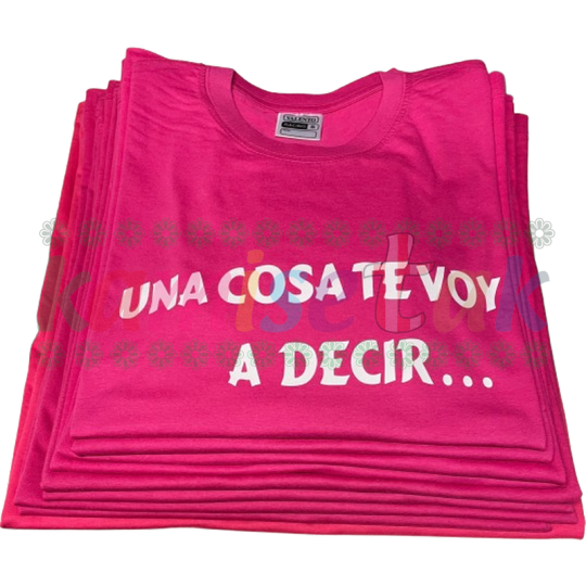 Camisetas magenta de fiestas Una Cosa te voy a Decir Camisetas magenta de fiestas Una Cosa te voy a Decir