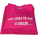 Camisetas magenta de fiestas Una Cosa te voy a Decir Camisetas magenta de fiestas Una Cosa te voy a Decir