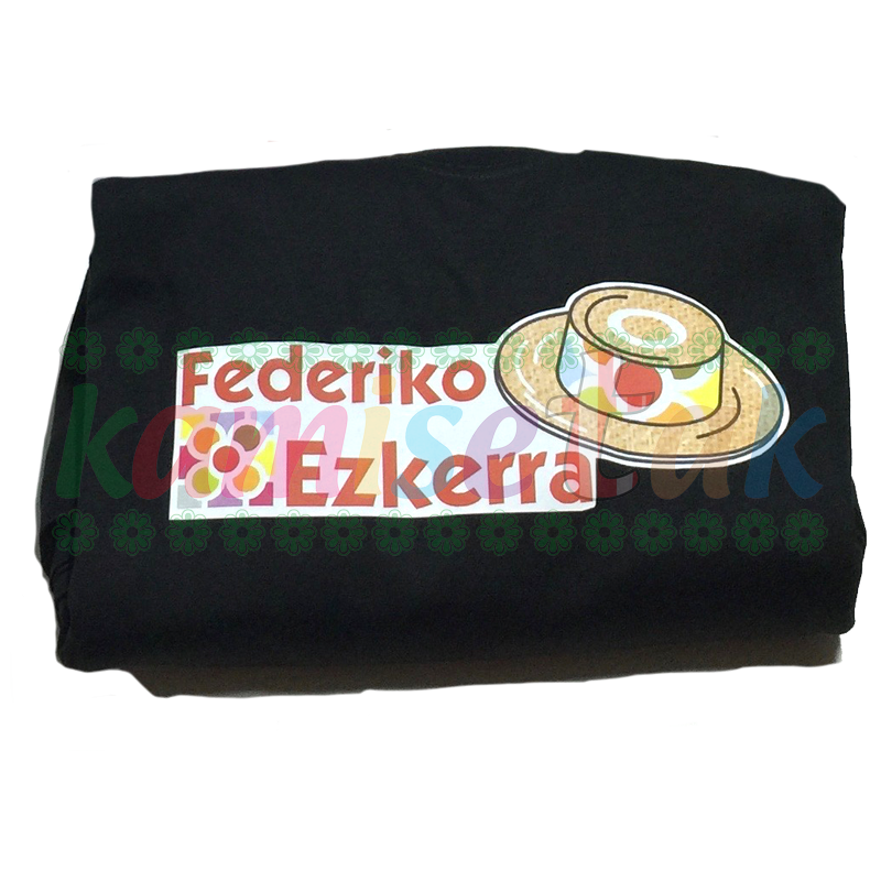 Camisetas negras de fiestas Federiko Ezkerra