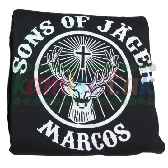 Camisetas negras de fiestas Sons of Jager Camisetas negras de fiestas Sons of Jager