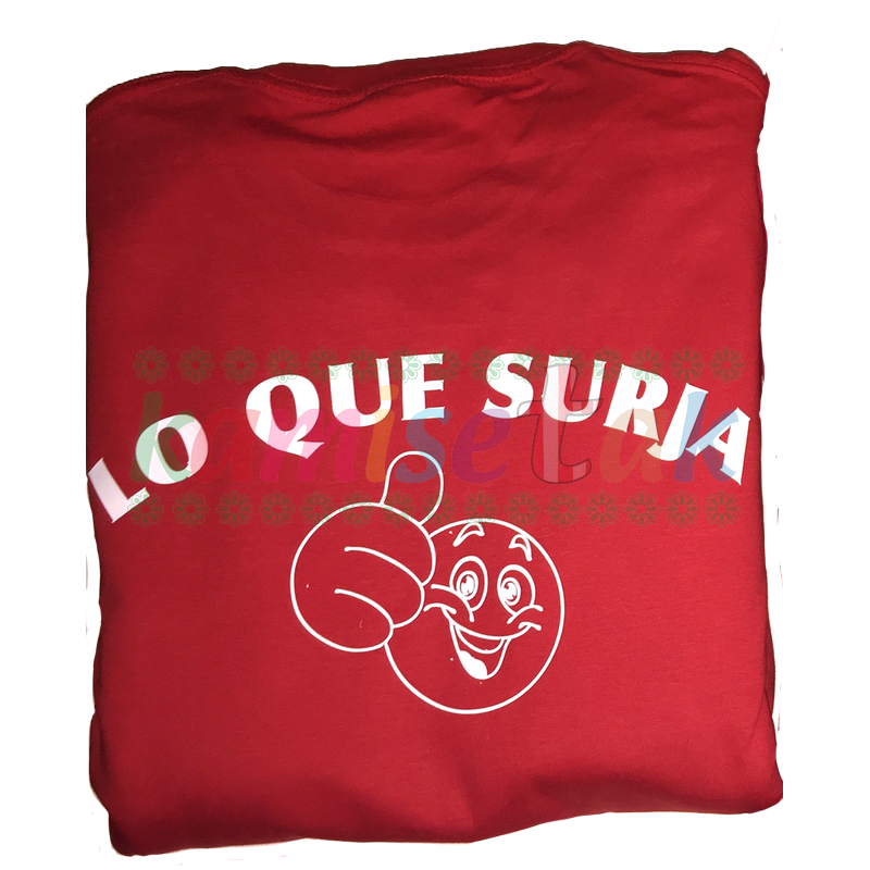 Camisetas rojas de fiestas Lo que Surja