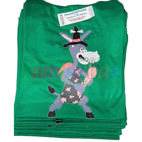 Camisetas verdes de fiestas Astrabupitekoak Camisetas verdes de fiestas Astrabupitekoak