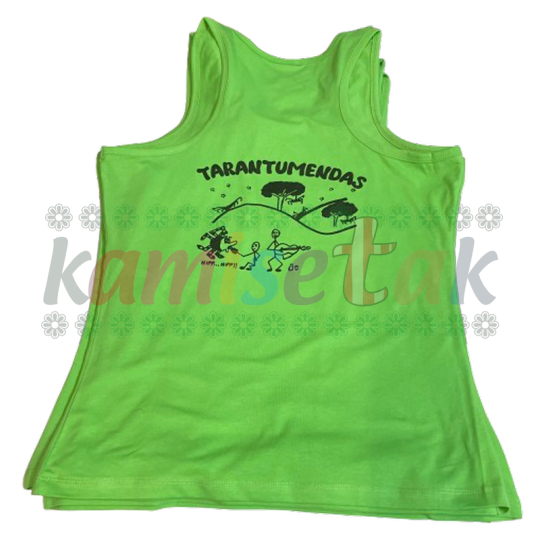 Camisetas verdes de tirantes de fiestas Tarantumendas Camisetas verdes de tirantes de fiestas Tarantumendas