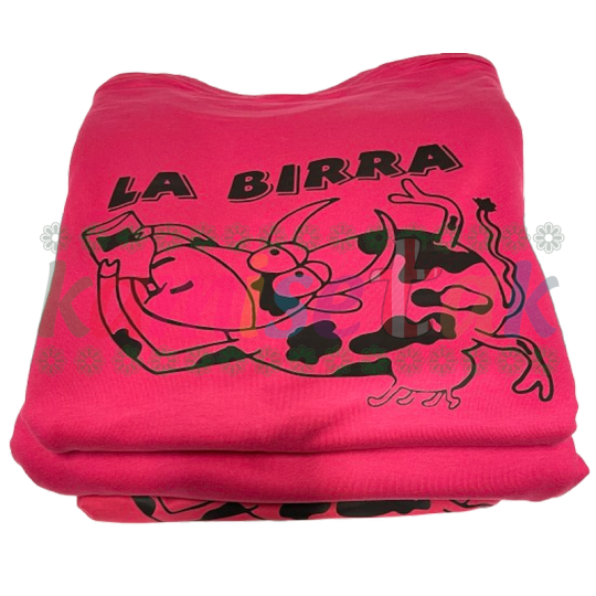 Sudaderas rojas de fiestas La Birra Sudaderas rojas de fiestas La Birra