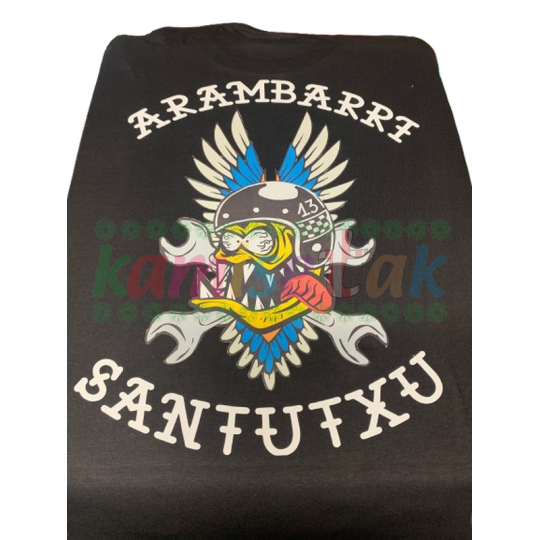 Camisetas negras Restaurante Aranbarri Santutxu Camisetas negras Restaurante Aranbarri Santutxu