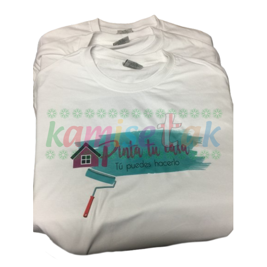 Camisetas blancas Pinta tu casa Camisetas blancas Pinta tu casa