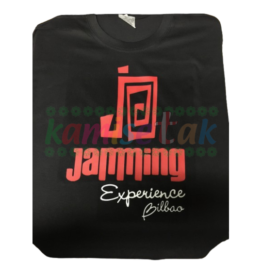 Camisetas negras JAMMING Experience Camisetas negras JAMMING Experience