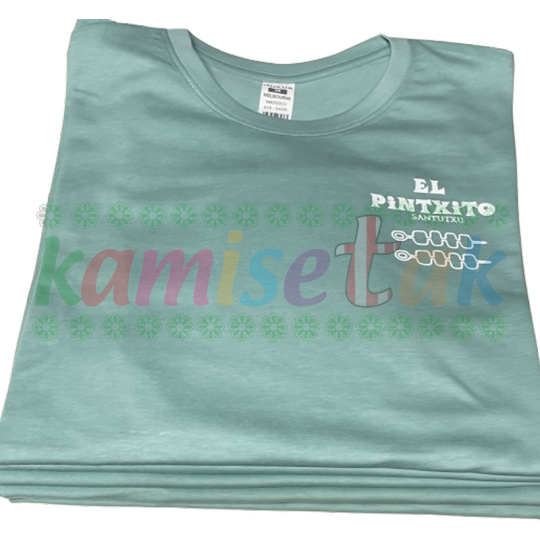 Camisetas Agua Marina Bar El Pintxito de Santutxu Camisetas Agua Marina Bar El Pintxito de Santutxu