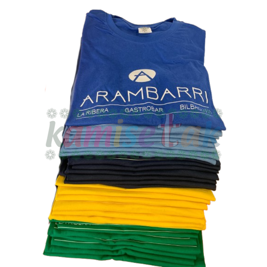 Camisetas de colores Bar Aranbarri Camisetas de colores Bar Aranbarri