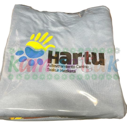 Camisetas blancas Adiestramiento Canino Hartu Camisetas blancas Adiestramiento Canino Hartu