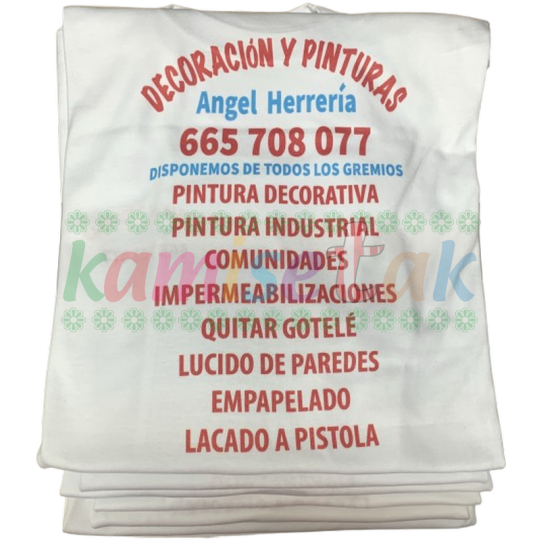 Camisetas blancas Decoración y Pinturas Angel Herreria Camisetas blancas Decoración y Pinturas Angel Herreria