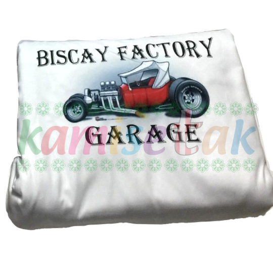 Camisetas blancas BISCAY FACTORY Garage Camisetas blancas BISCAY FACTORY Garage