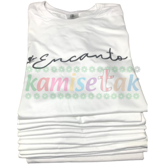 Camisetas blancas peluquería ENCANTO Camisetas blancas peluquería ENCANTO