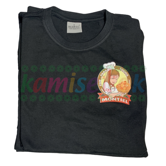 Camisetas negras Panadería Montiel Camisetas negras Panadería Montiel