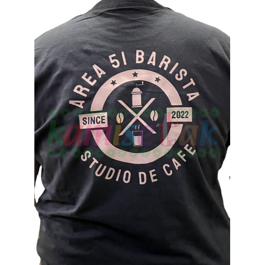 Camisetas. negras Area 51 Barista Camisetas. negras Area 51 Barista