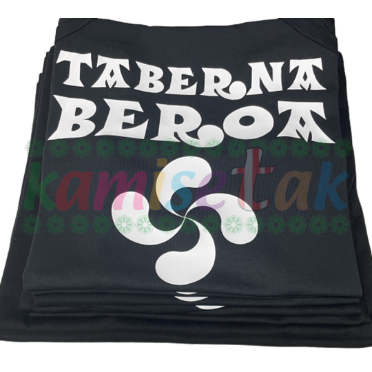 Camisetas negras Bar Beroa Santutxu Camisetas negras Bar Beroa Santutxu