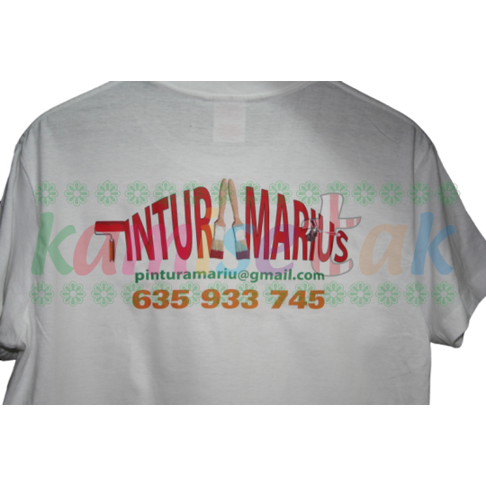 Camisetas blancas PINTURAS MARIUS Camisetas blancas PINTURAS MARIUS