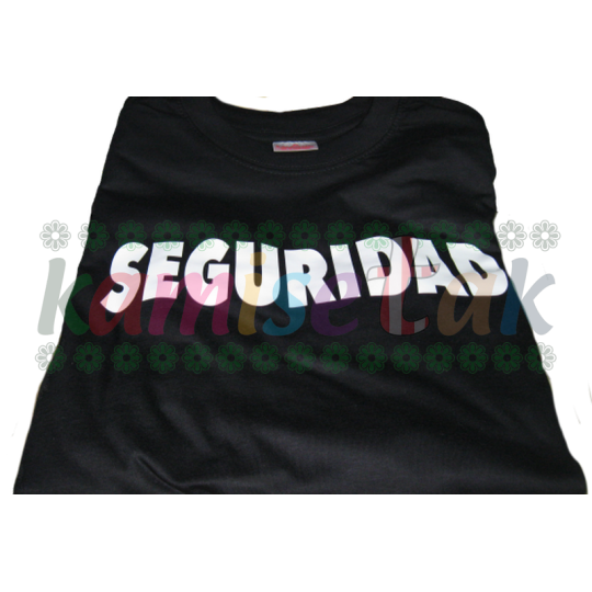 Camisetas negras de equipo de SEGURIDAD Camisetas negras de equipo de SEGURIDAD