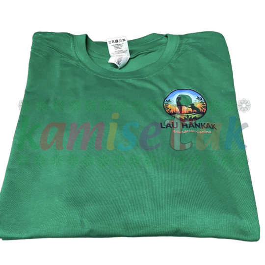 Camisetas verdes de Educación Canina Lau Hankak Camisetas verdes de Educación Canina Lau Hankak