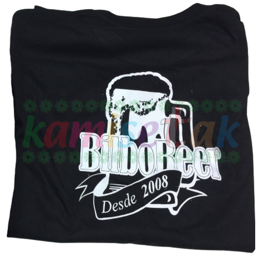 Camisetas negras de Bar BilboBeer de Bilbao Camisetas negras de Bar BilboBeer de Bilbao
