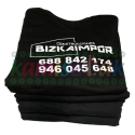 Camisetas negras de Construcciones Bizkaimpor de Bilbao Camisetas negras de Construcciones Bizkaimpor de Bilbao