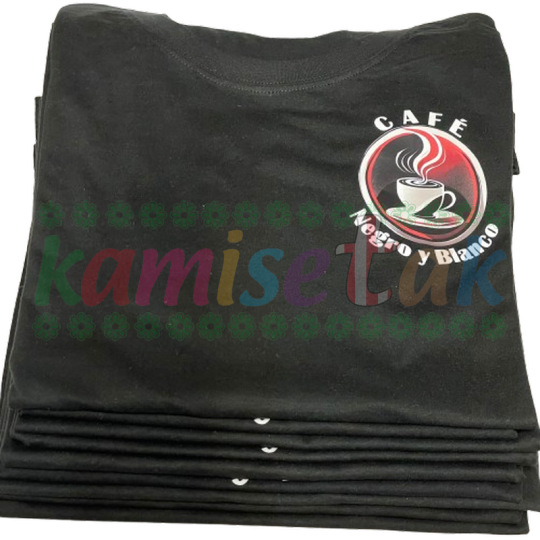 Camisetas negras de Cafe NEGRO y BLANCO. Camisetas negras de Cafe NEGRO y BLANCO.