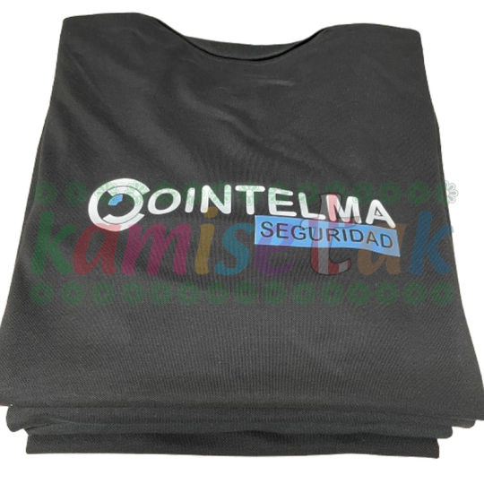 Camisetas negras de COINTELMA SEGURIDAD Camisetas negras de COINTELMA SEGURIDAD