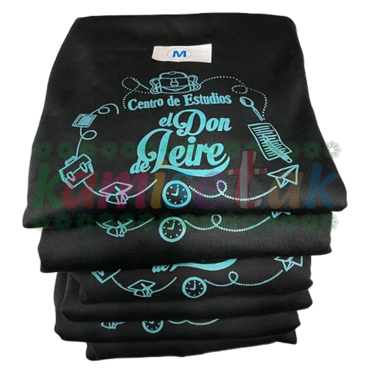 Camisetas negras de la ACADEMIA el DON de LEIRE Camisetas negras de la ACADEMIA el DON de LEIRE