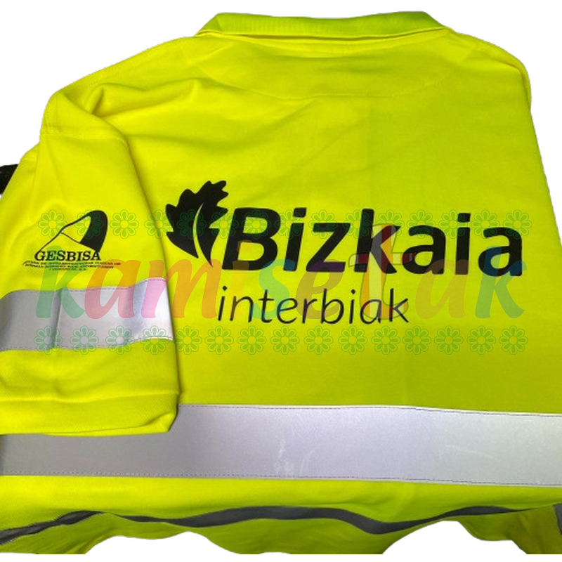 Chaqueta amarillo fosforito Bizkaia Interbiak