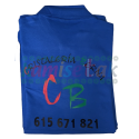 Polos azules de Cristalerías Berna