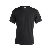 Sección de camisetas de algodón de color negro de adultos para ser personalizadas